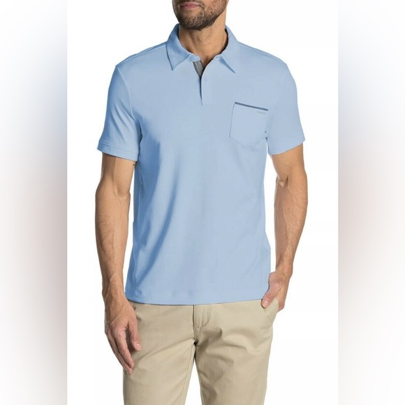 Tahari Shirts Nwt Tahari Mens Fine Cotton Interlock Light Blue